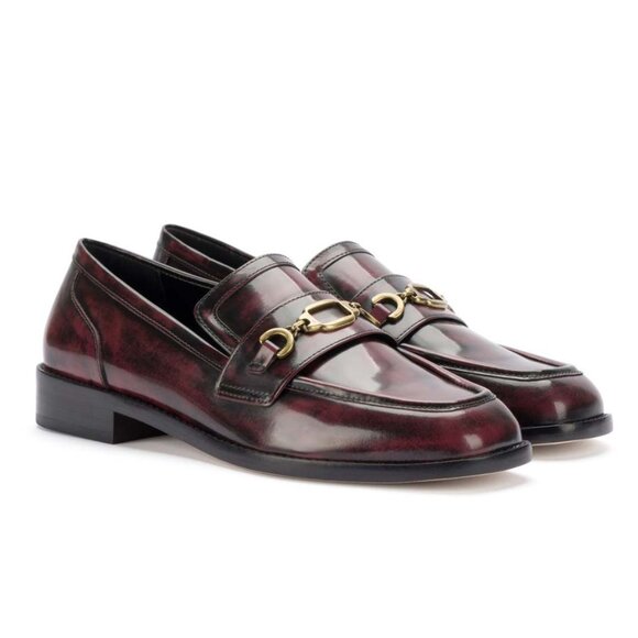 LARROUDÉ PATRICIA LOAFERS, wine, size 8 LARROUDE Patricia Loafer - Brushoff Wine Leather | Garmentory main image 4